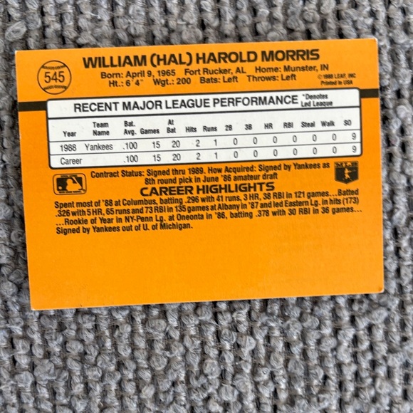 Topps 80s baseball cards, including Cal Ripken and Hal Morris baseball cards - Picture 5 of 6